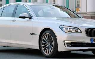 BMW 7 F01/F02 (2008-2015) модельный ряд