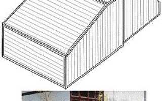 Конструкции портативных гаражей для авто