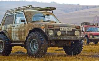 О размерах шин для бездорожья на Ниву 2121