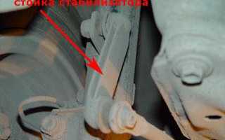 Как самостоятельно заменить стойки стабилизатора