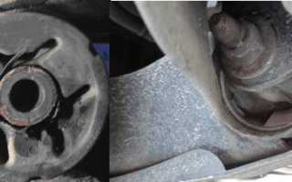 Способы замены сайлентблоков балки