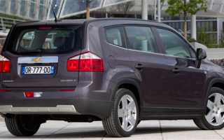 Chevrolet Orlando (2010-2015) – технические характеристики