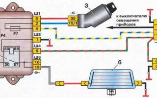 Восстановление обогрева заднего стекла
