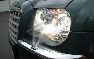 Установка омывателя фар