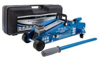 О домкратах Stels: модели с низким подхватом и фиксатором