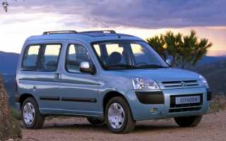 Citroen Berlingo 1 (1996-2012) – технические характеристики