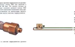 Как проверить датчик давления масла гур
