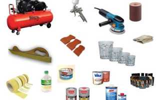 Покраска бампера своими руками