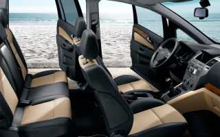 Opel Zafira B (2005-2014) – технические характеристики