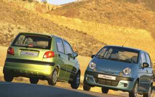 Daewoo Matiz (1998-2015) и его характеристики