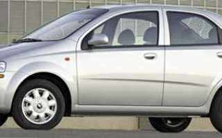 Chevrolet Aveo 1 (2003-2011) модельные годы
