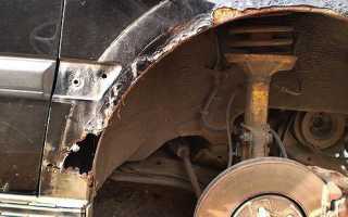 Устраняем ржавчину на авто