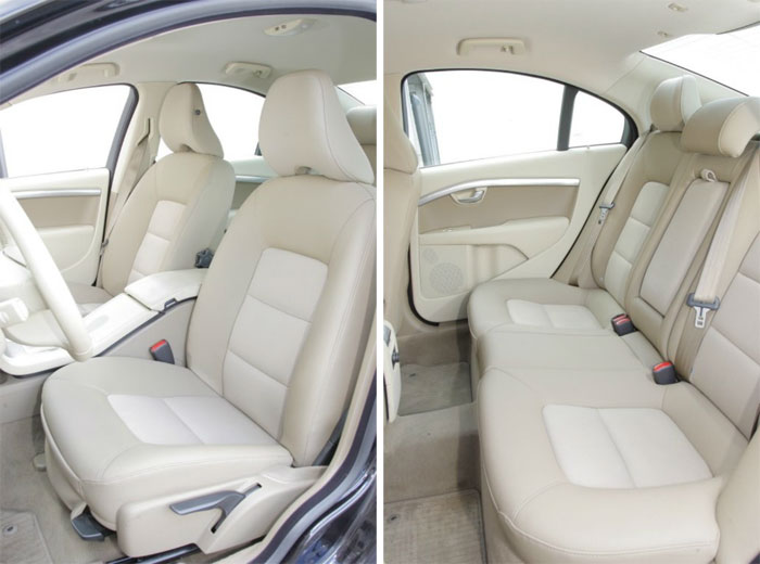 Передние и задние сиденья Volvo S80