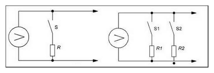 Схема нагрузочной вилки Схема нагрузочной вилки