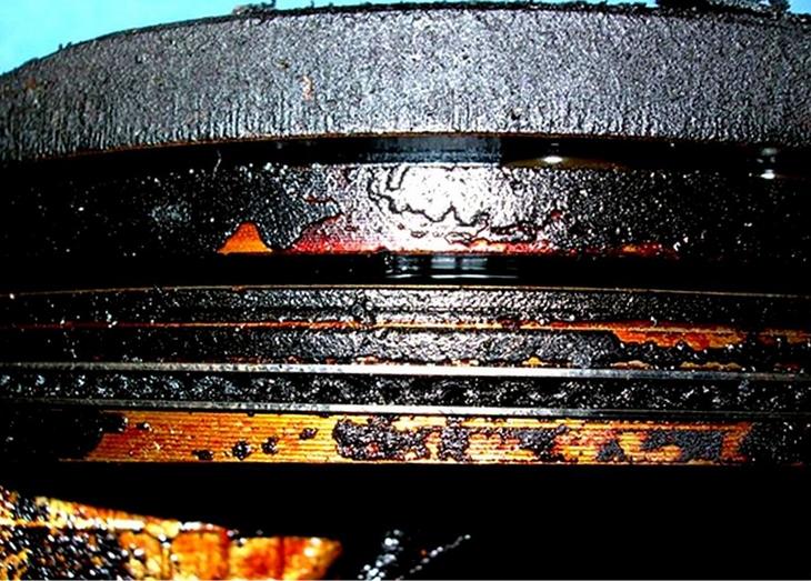 Залегание поршневых колец