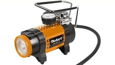 комрпессор для шин с фонариком