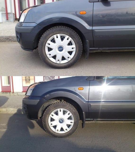 результат установки проставок