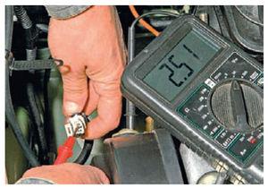 Проверка датчик положения коленчатого вала