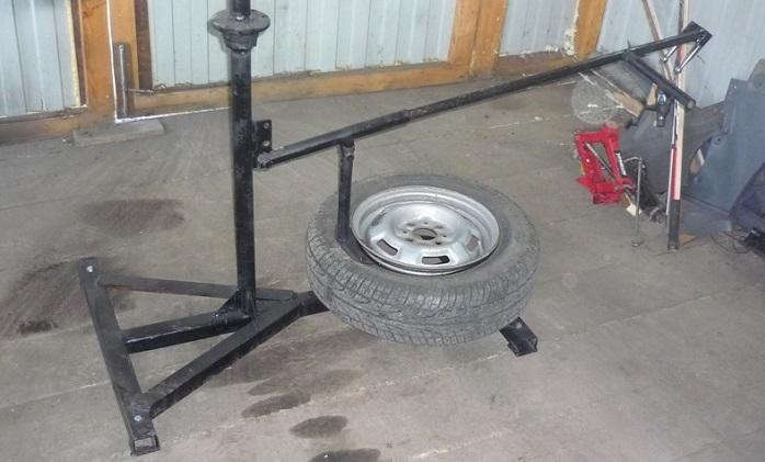 шиномонтажный станок своими руками