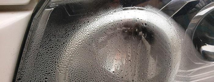 что делать если потеет фара