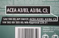 ACEA классификация масел