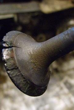 прогар клапана