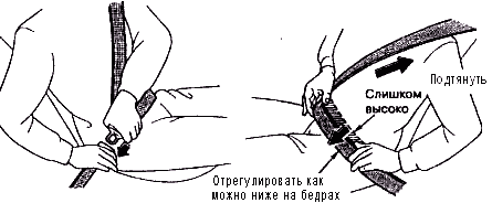 как должен быть пристегнут ремень в авто