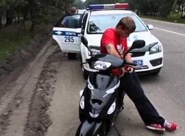 штраф за вождение мопеда без прав