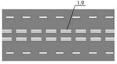 разметка реверсивного движения 1.9
