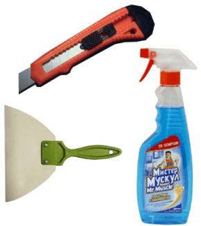 инструмент для легкого снятия тонировки