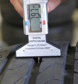 определение уровня износа шин