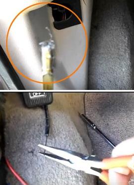 что делат ьесли порвался трос капота