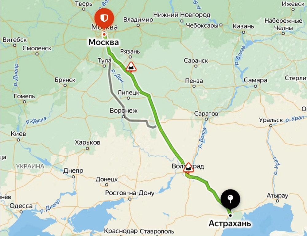 Прокладывание маршрута на карте Маршрут на карте