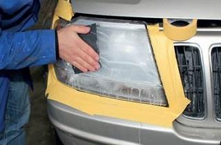 полировка фар