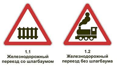 предупреждающие знаки