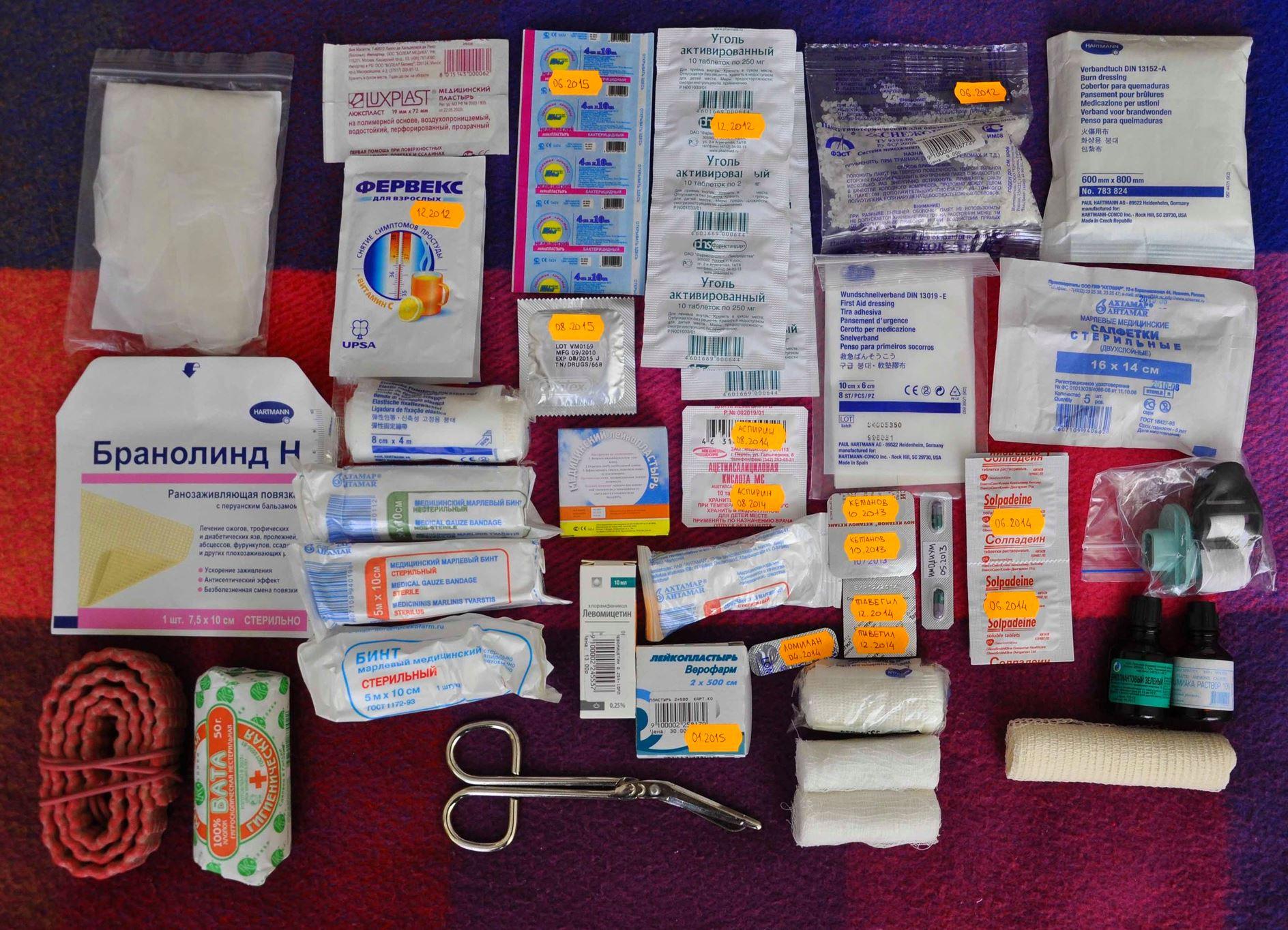 Пример хорошей аптечки пример автомобильной аптечки