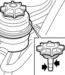 проверить уровень жидкости гур