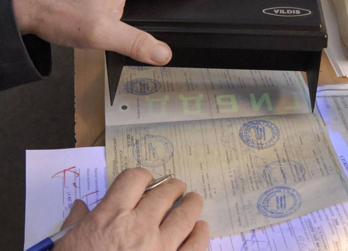 Проверка ПТС на подлинность ПТС и проверка