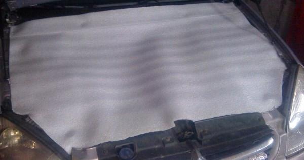 Утепление капота