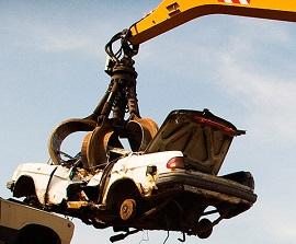 битую машину в утиль