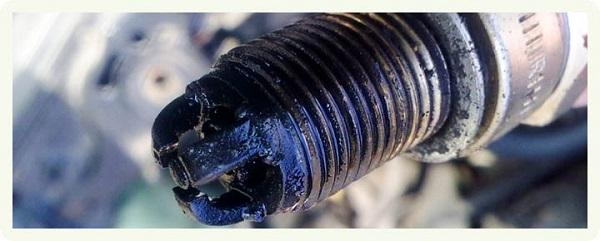 как понять что залило свечи