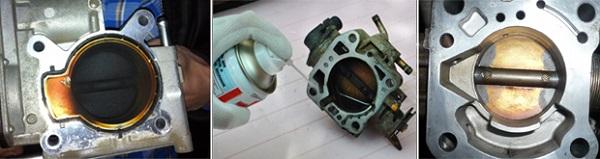 чистка дроссельной заслонки