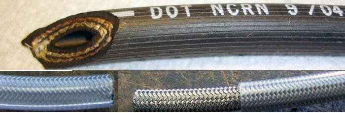 Разница между армированными изделиями и шлангом заводского производства Армированные тормозные шланги для авто купить