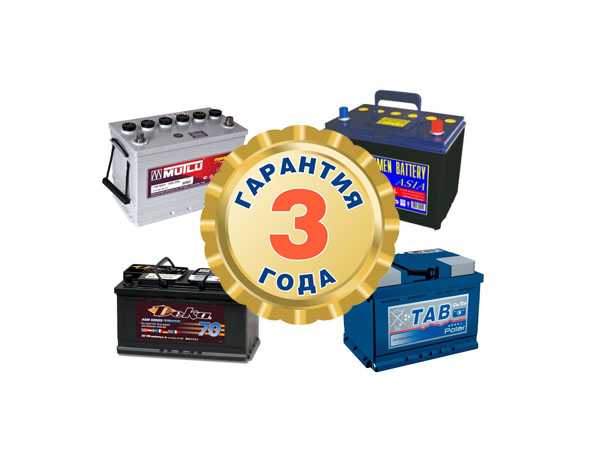 Гарантия на автомобильные аккумуляторы