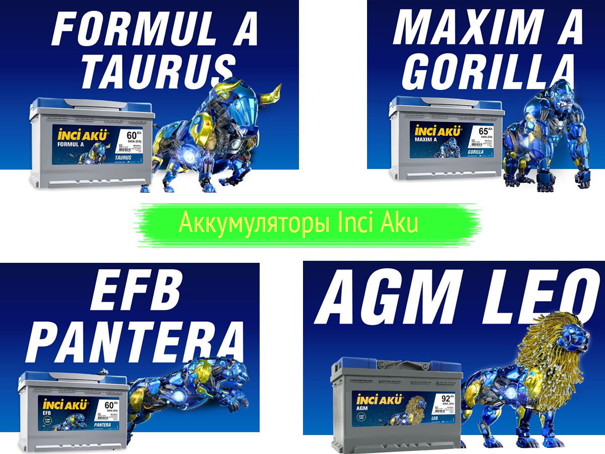 Аккумуляторы Inci Aku