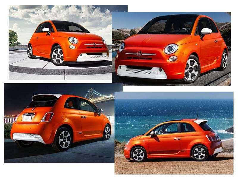 Электромобиль Fiat 500e