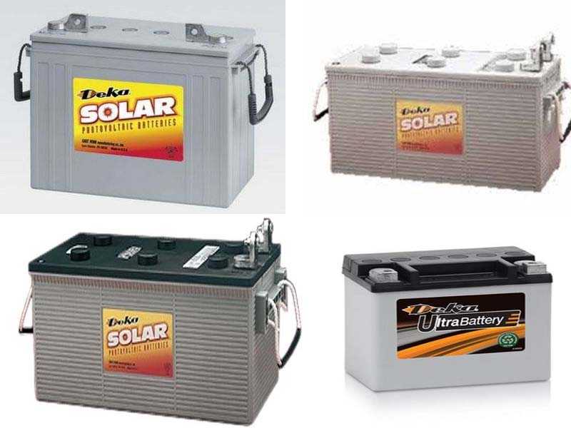 Аккумуляторы Deka UltraBattery и Solar
