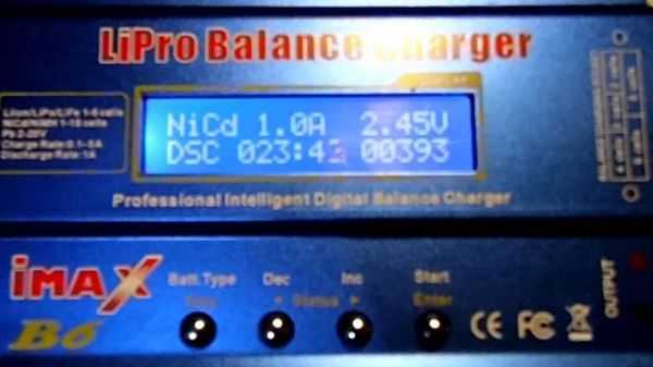 Измерение ёмкости аккумулятора телефона с помощью iMAX B6