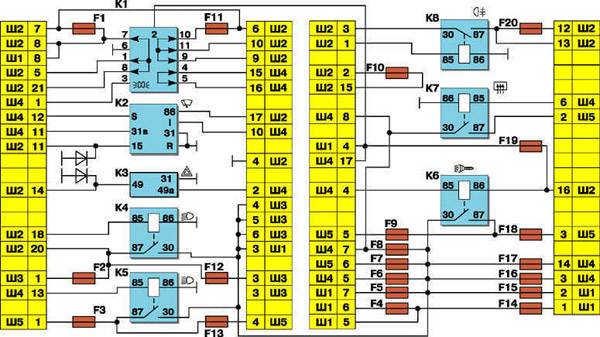 Монтажный блок 2110