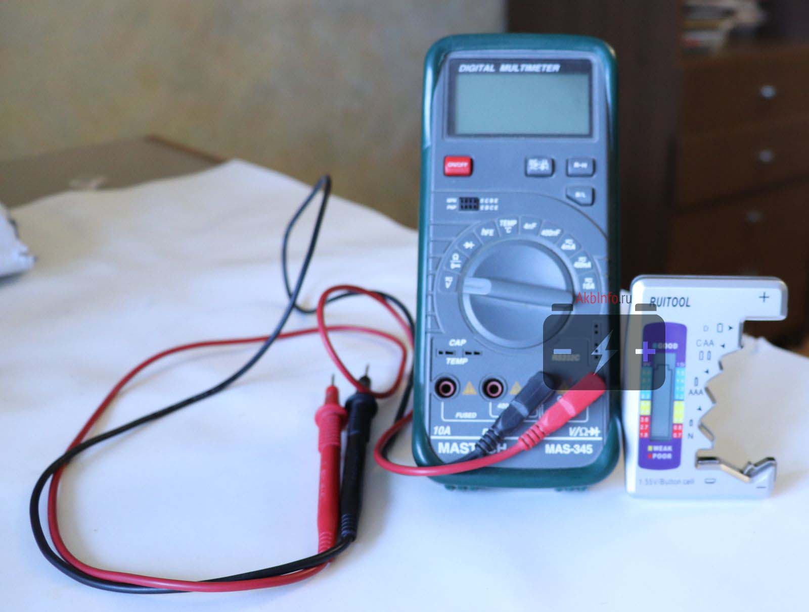 Мультиметр и тестер Ruitool RT-15B